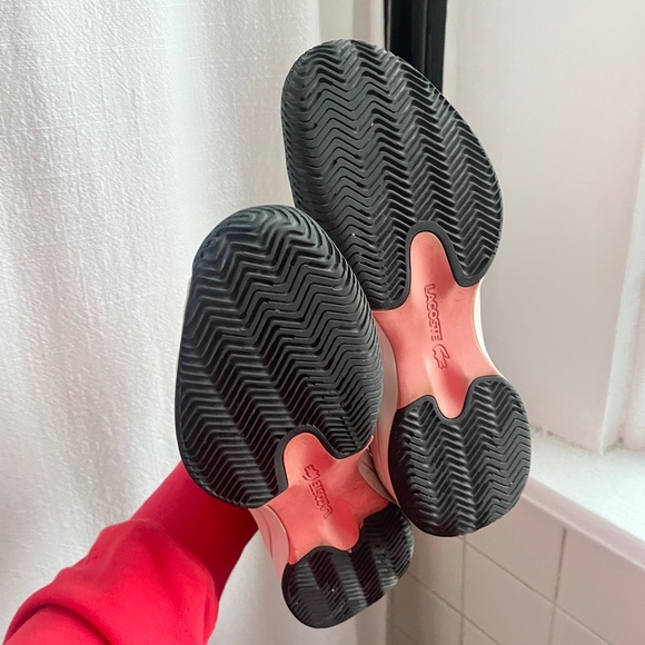 Lacoste Pink Tennis Or Pickleball Shoes nearly new - Picture 2 of 12